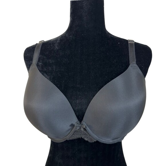 Victoria's Secret Dream Angels Perfect Coverage Black Bra Size 36DDD - Picture 1 of 5